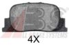 A.B.S. 37330 OE Brake Pad Set, disc brake